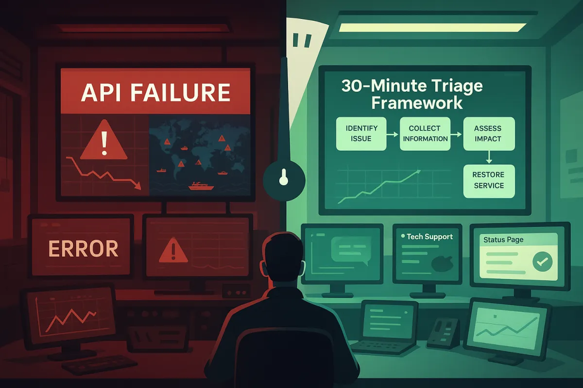 Carrier API Failures: The 30-Minute Response That Saves Your Shipments