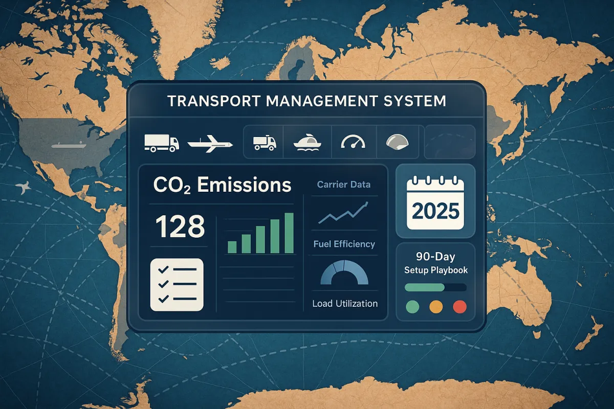 TMS Carbon Emissions Tracking: The 90-Day Setup Playbook for 2025 Compliance