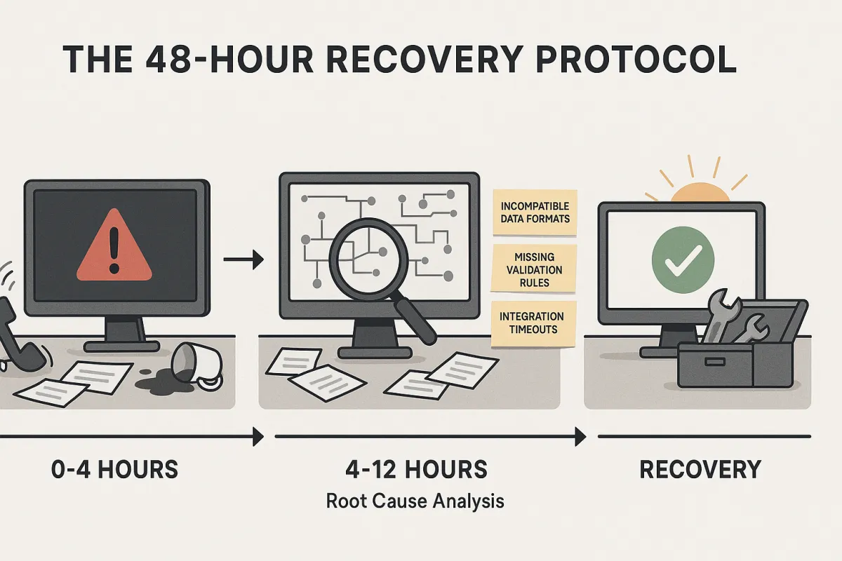 TMS Data Migration Troubleshooting: The 48-Hour Recovery Protocol for Critical System Failures