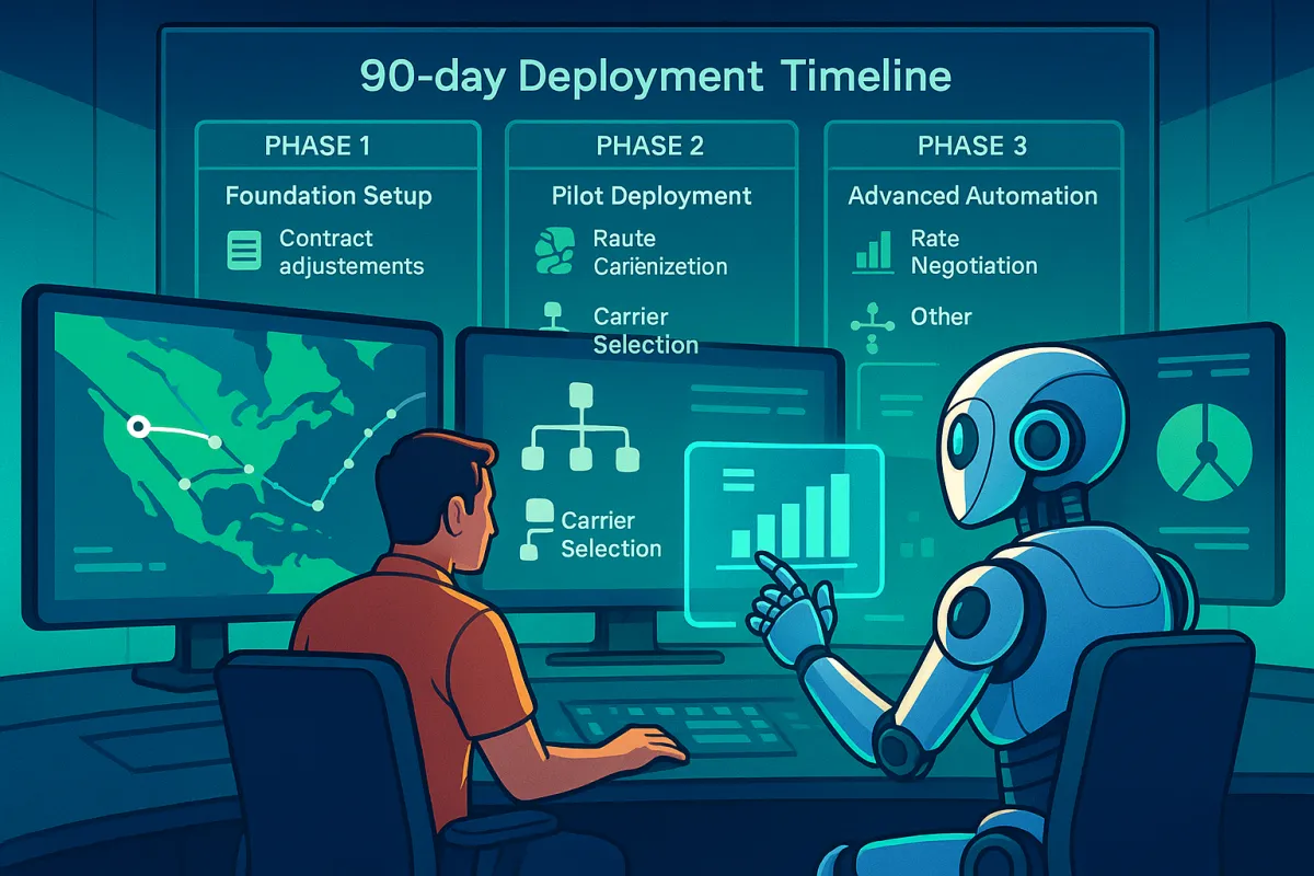 TMS AI Autonomous Agents: The 90-Day Deployment Playbook for Operations Teams