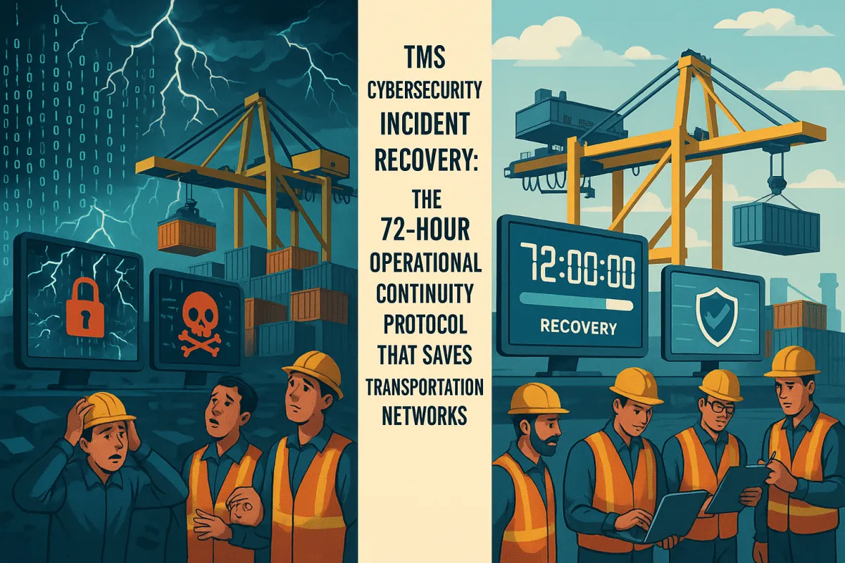 TMS Cybersecurity Incident Recovery: The 72-Hour Operational Continuity Protocol That Saves Transportation Networks