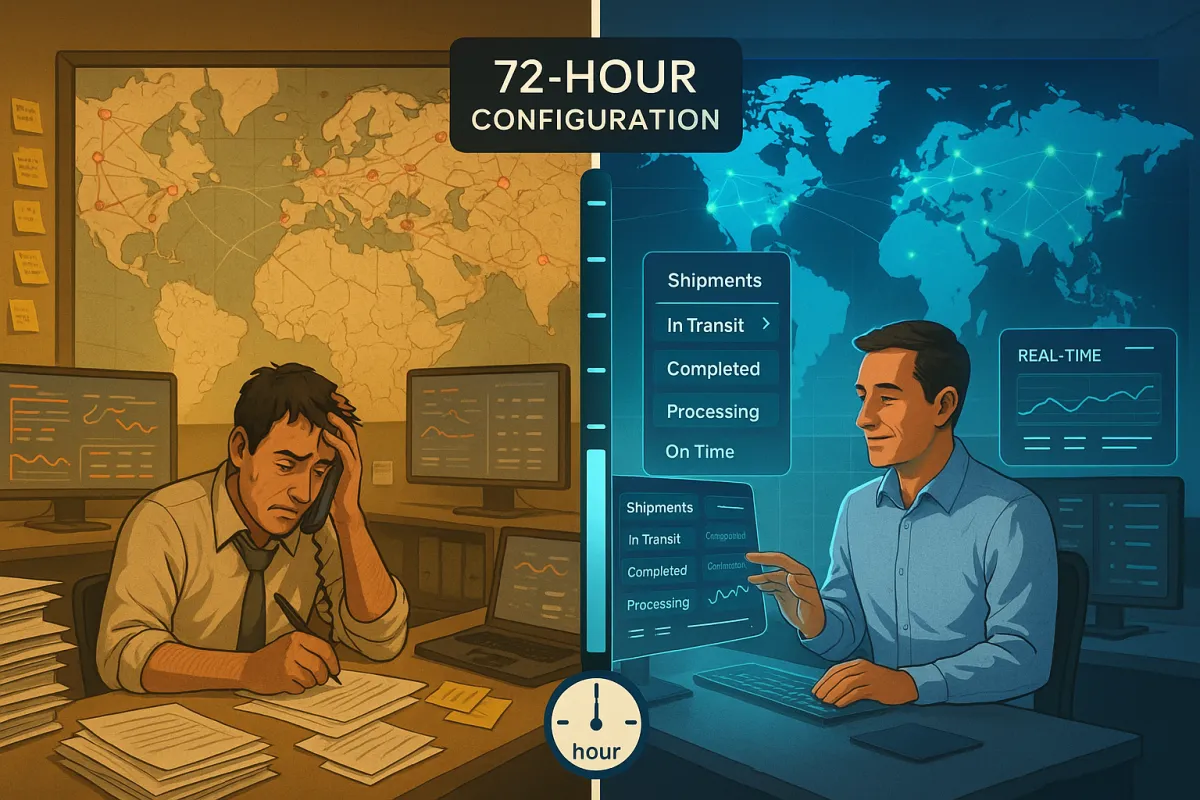 TMS Real-Time Visibility Setup: The 72-Hour Configuration Protocol That Eliminates Data Blind Spots
