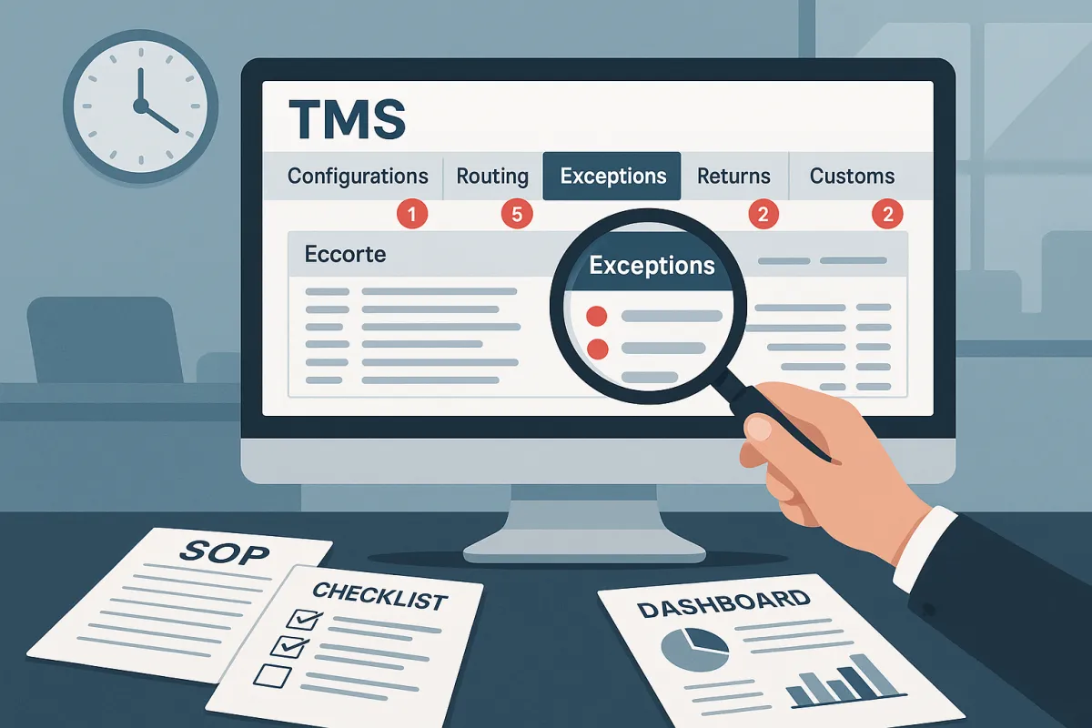 TMS Exception Management Breakdown: The 72-Hour Emergency Diagnostic That Fixes 90% of Post-Implementation Exception Workflow Failures