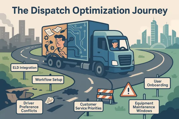 TMS AI Dispatch Optimization: The 45-Day Setup That Cuts Manual Overrides by 60%