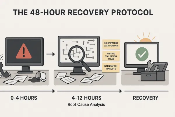 TMS Data Migration Troubleshooting: The 48-Hour Recovery Protocol for Critical System Failures