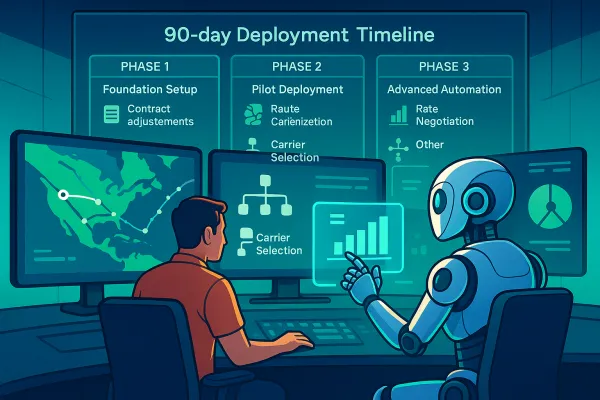 TMS AI Autonomous Agents: The 90-Day Deployment Playbook for Operations Teams