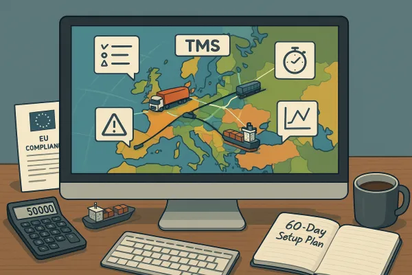 TMS Carbon Emissions Tracking: The 60-Day EU Compliance Setup That Prevents €50,000 Audit Penalties