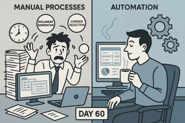 TMS Configuration Automation: The 60-Day Protocol That Eliminates 75% of Manual Processes Without Breaking Operations