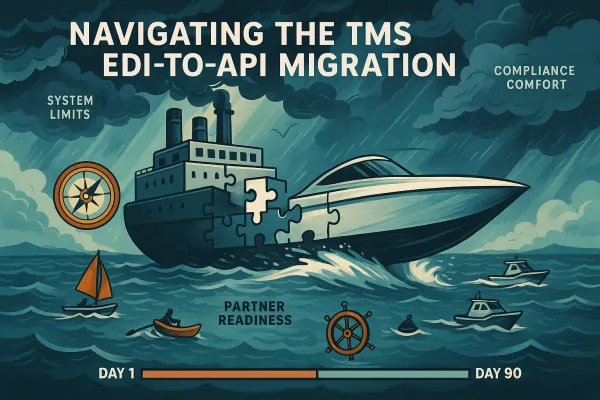 TMS EDI-to-API Migration: The 90-Day Transition Protocol That Prevents 85% of Integration Failures