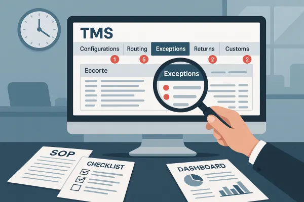 TMS Exception Management Breakdown: The 72-Hour Emergency Diagnostic That Fixes 90% of Post-Implementation Exception Workflow Failures