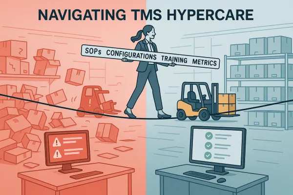 TMS Hypercare Execution: The 90-Day Stabilization Protocol That Prevents 80% of Post-Go-Live Operational Failures